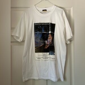 Vintage Star Wars White Graphic T-Shirt